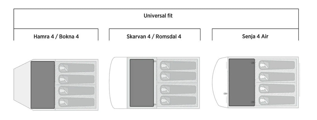 Rosebay Universal Teppi 1.3 x 2.4 m