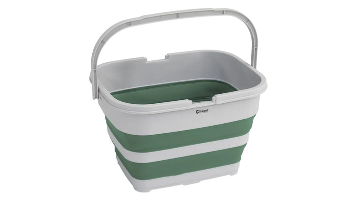 Collaps RecycleIt Basket Shadow Green flokkunarkarfa