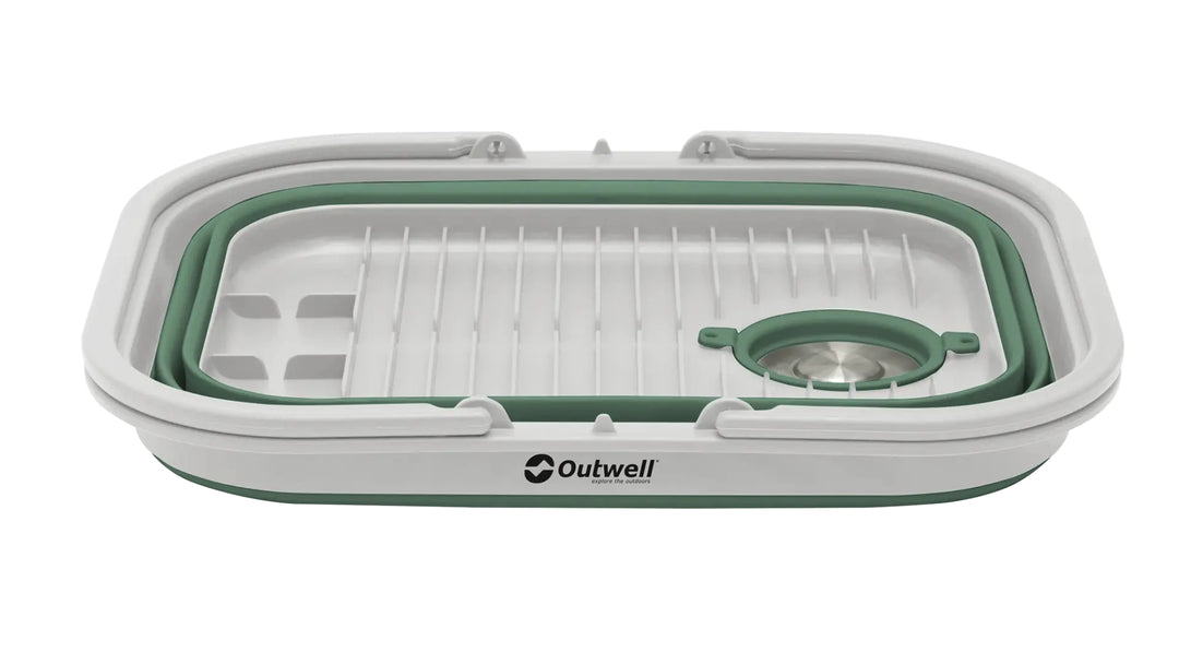 Collaps Washing Base w/handle & lid Shadow Green uppþvottabali