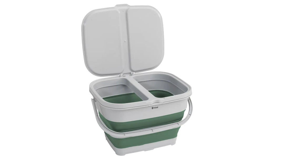 Collaps RecycleIt Basket Shadow Green flokkunarkarfa