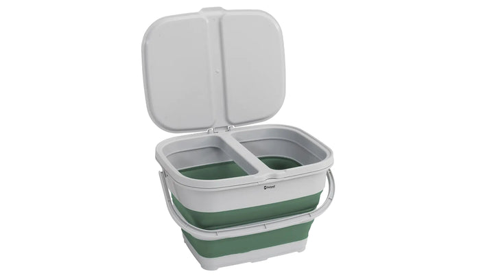 Collaps RecycleIt Basket Shadow Green flokkunarkarfa