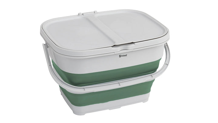 Collaps RecycleIt Basket Shadow Green flokkunarkarfa
