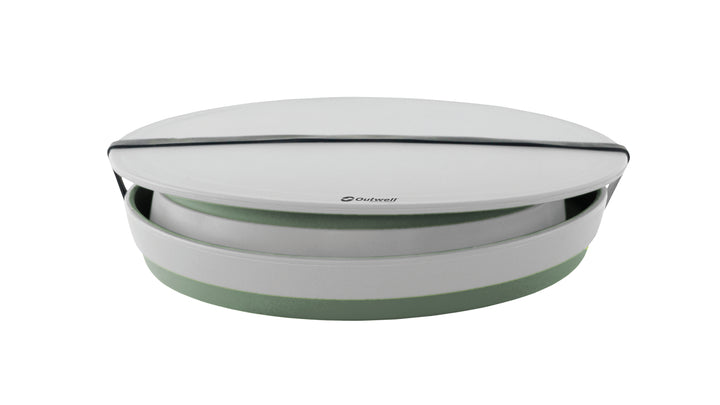 Collaps Bowl & Colander Set Shadow Green skál- og sigtissett