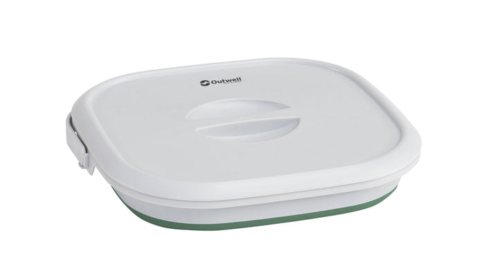 Collaps Bucket Square w/lid Shadow Green fata