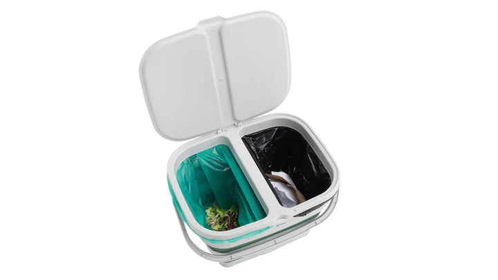 Collaps RecycleIt Basket Shadow Green flokkunarkarfa