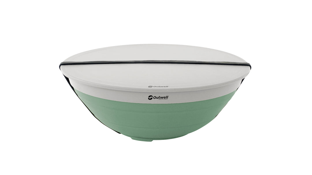 Collaps Bowl & Colander Set Shadow Green skál- og sigtissett