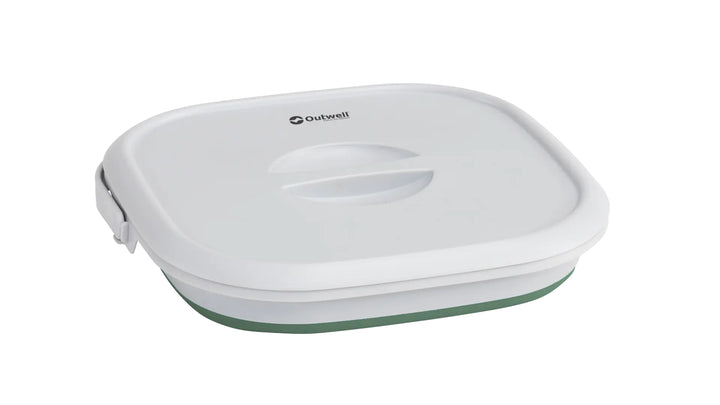 Collaps Bucket Square w/lid Shadow Green fata