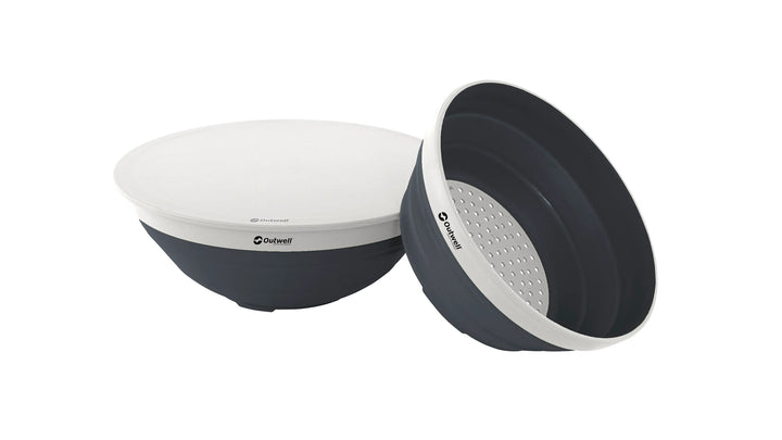 Collaps Bowl & Colander Set Navy Night skál og sigti