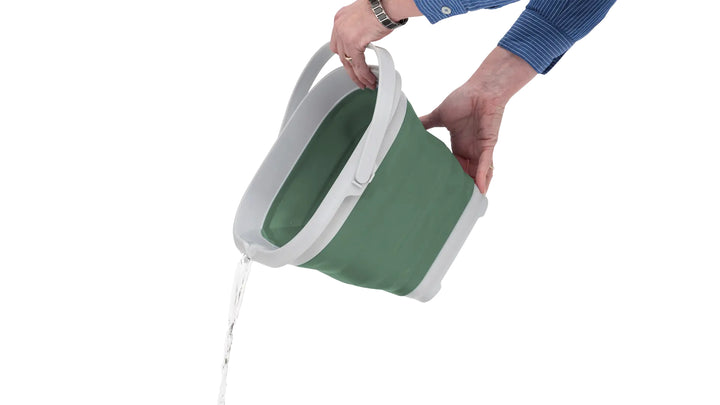 Collaps Bucket Square w/lid Shadow Green fata