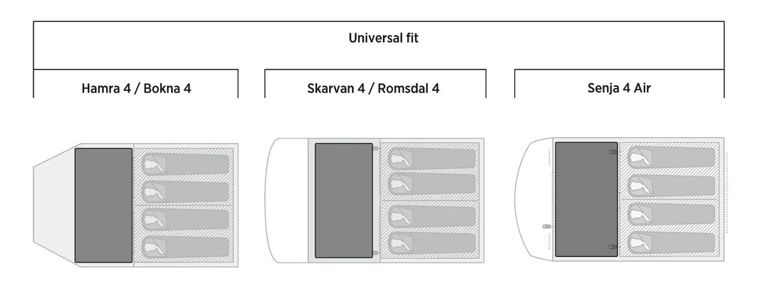 Rosebay Universal Teppi 1.3 x 2.4 m