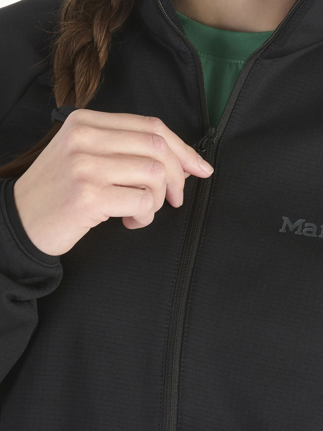 Leconte hálfrennd dömu flíspeysa