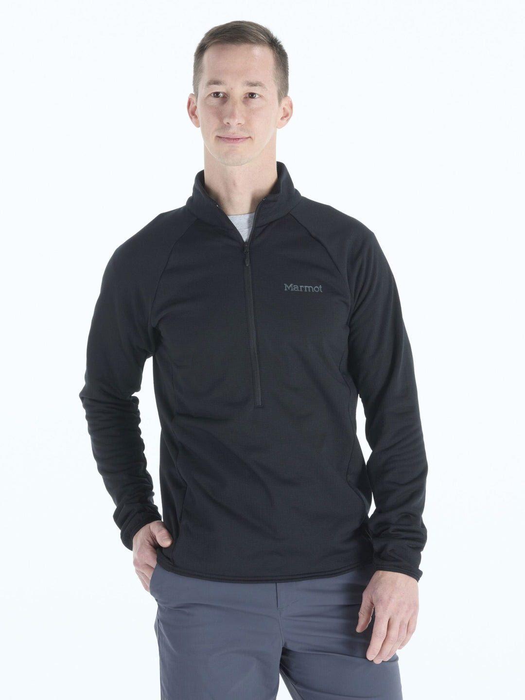 Leconte hálfrennd herra flíspeysa