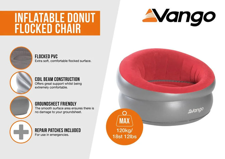 Inflatable donut uppblásin stóll